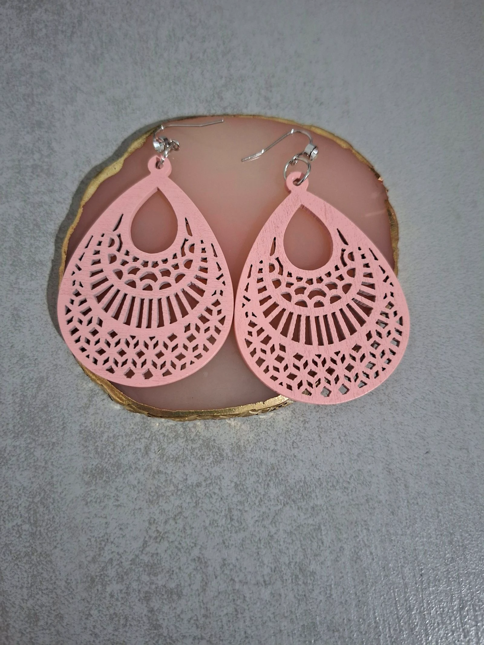 Pendientes rosas